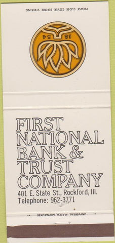 Matchbook Cover - Palatine Savings  and  Loan Bank IL 30 Strike