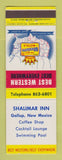 Matchbook Cover - Best Western Shalimar Inn Gallup NM