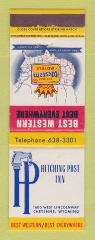 Matchbook Cover - Best Western Hitching Post Inn Cheyenne WY