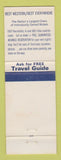 Matchbook Cover - Best Western Golden Bear Motel Berkeley CA