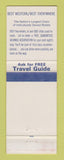 Matchbook Cover - Best Western Black Oak Motor Lodge Paso Robles CA