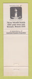 Matchbook Cover - Best Western Hopkins House MN