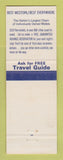 Matchbook Cover - Best Western Thunderbird Motel Restaurant Portland OR