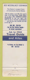Matchbook Cover - Best Western Mar Vel Motel Sweetwater TN