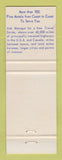 Matchbook Cover - Best Western Olive Tree Inn San Luis Obispo CA