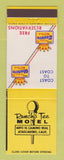 Matchbook Cover - Best Western Rancho Tee Motel Atascadero CA