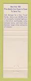 Matchbook Cover - Best Western Rancho Tee Motel Atascadero CA