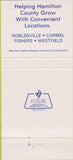 Matchbook Cover - First National Bank Carmel Westfield CA 30 Strike