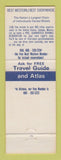 Matchbook Cover - Best Western Colonial Inn Motor Lodge Rockford IL