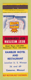 Matchbook Cover - Best Western Rambler Motel Restaurant Cameron MO