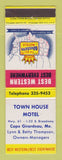 Matchbook Cover - Best Western Town House Motel Cape Girardeau MO