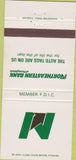 Matchbook Cover - Northeastern Bank of Pennsylvania Scranton PA 30 Strike