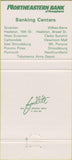 Matchbook Cover - Northeastern Bank of Pennsylvania Scranton PA 30 Strike
