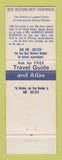 Matchbook Cover - Best Western Western Motor Motel Manteca CA