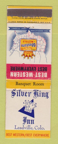 Matchbook Cover - Best Western Silver King Inn Leadville Colorado