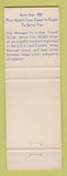 Matchbook Cover - Best Western Ken's Motel Aurora NE