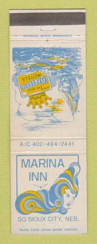 Matchbook Cover - Best Western Marina Inn South Sioux City IA girlie