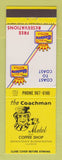 Matchbook Cover - Best Western Coachman Motel Bloomington IL