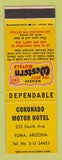 Matchbook Cover - Best Western Coronado Motor Hotel Yuma AZ