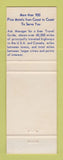 Matchbook Cover - Best Western Down Town Motel Hanford CA