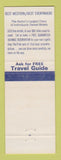 Matchbook Cover - Best Western Invitation Inn Edgewood MD