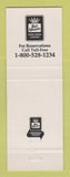 Matchbook Cover - Best Western Tom Penny Inn El Paso TX