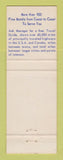 Matchbook Cover - Best Western Carousel Motel Merced CA