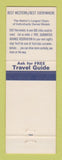 Matchbook Cover - Best Western Sandman Motel Madera CA