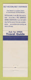 Matchbook Cover - Best Western Great Plains Motel Lincoln NE