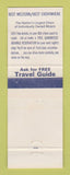Matchbook Cover - Best Western Four Seasons Motor Lodge Petoskey MI