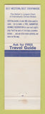 Matchbook Cover - Best Western Motel West Winds Wheatland WY