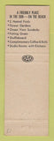 Matchbook Cover - Best Western Ming Tree Resort Motel Santa Barbara CA