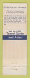 Matchbook Cover - Best Western HTA Lookout Lodge Tombstone AZ WEAR