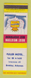 Matchbook Cover - Best Western Fuller Motel Brinkley AR