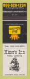 Matchbook Cover - Best Western Miner's Inn Yreka CA