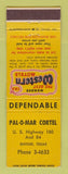 Matchbook Cover - Best Western Pal O Mar Cortel Snyder TX