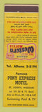 Matchbook Cover - Best Western Pony Express Motel St Joseph MO WEAR