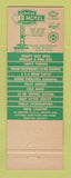 Matchbook Cover - Best Western Colonial Motel Kansas City KS
