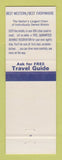 Matchbook Cover - Best Western Sands Motor Inn Amarillo TX