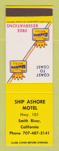 Matchbook Cover - Best Western Ship Ashore Motel Smith River CA