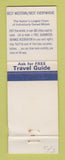 Matchbook Cover - Best Western Town House Motel Fort Collins Colorado
