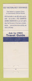 Matchbook Cover - Best Western Red Arrow Motel Montrose Colorado