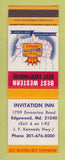 Matchbook Cover - Best Western Invitation Inn Edgewood MD