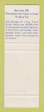 Matchbook Cover - Best Western Colonial Abilene Colorado City Monahans TX
