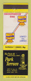 Matchbook Cover - Best Western Park Terrace Springfield OH
