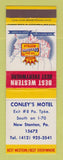 Matchbook Cover - Best Western Conley's Motel New Stanton PA