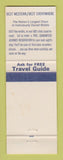 Matchbook Cover - Best Western Exit 2 Motel Montpelier OH