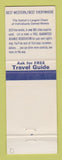 Matchbook Cover - Best Western Ireland's Park Crest Motel Monterey CA