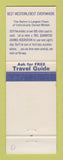 Matchbook Cover - Best Western Dunes Hotel Palm Springs CA