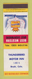 Matchbook Cover - Best Western Thunderbird Motor Inn Brush Colorado